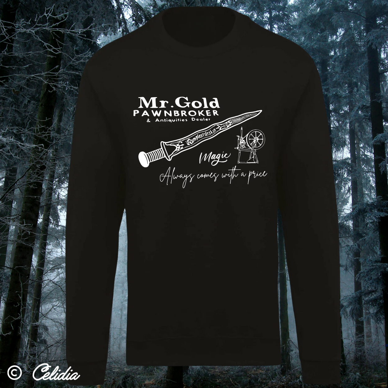 Sweat à col rond rumplestiltskin Once Upon A Time