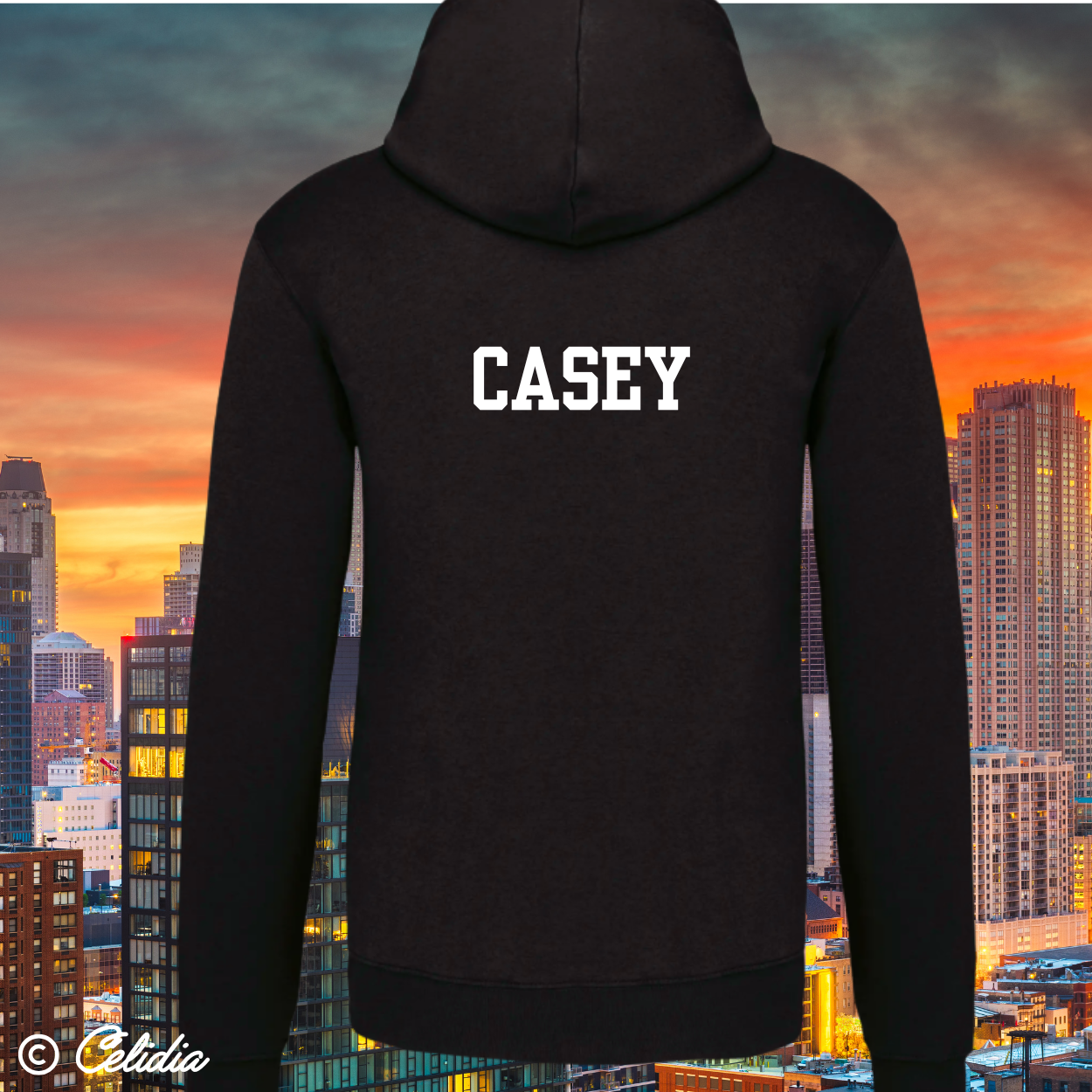 Sweat Chicago Fire (nom à l'avant et à l'arrière) -Disponible en deux coloris-