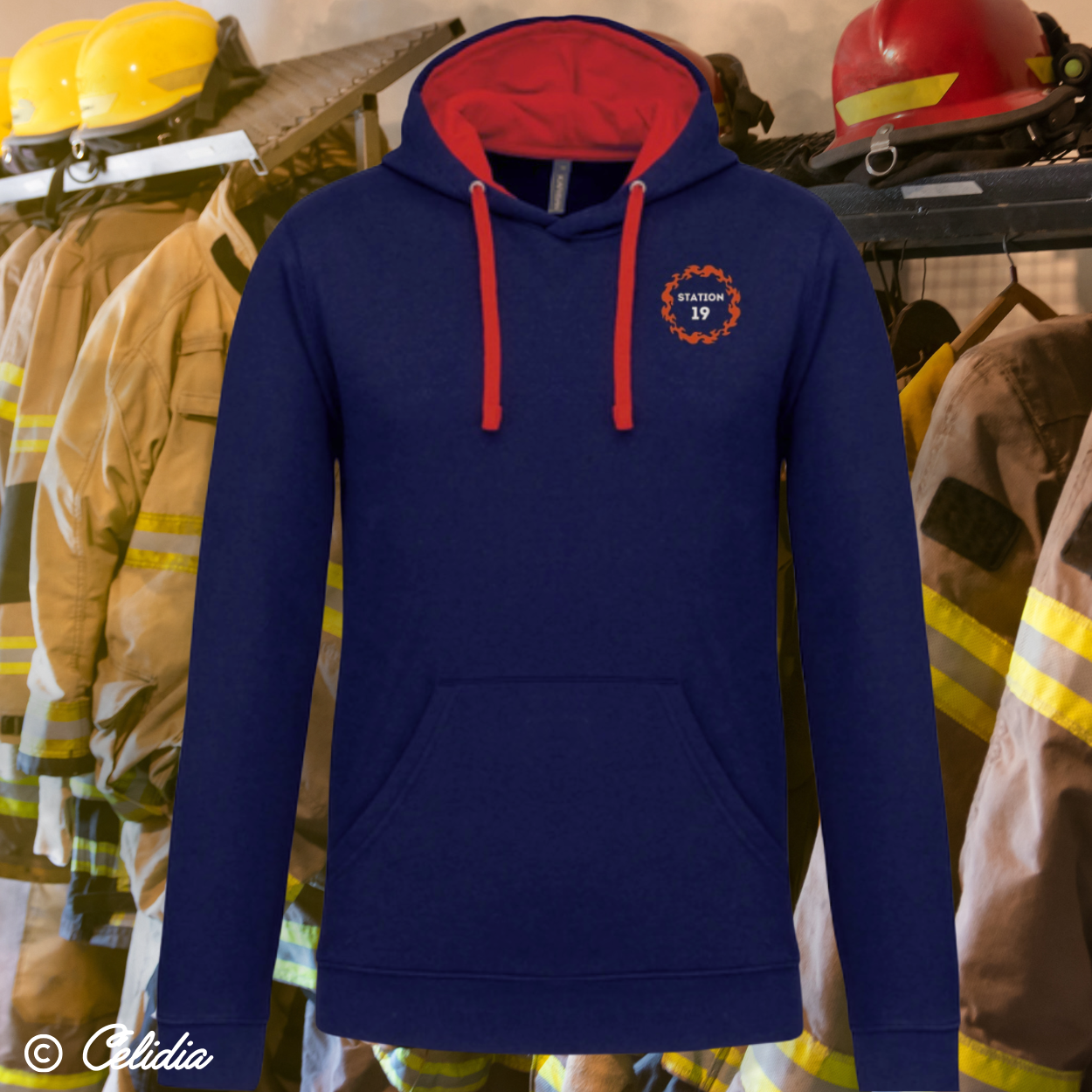 Sweat Station 19 (flocage à l'arrière)