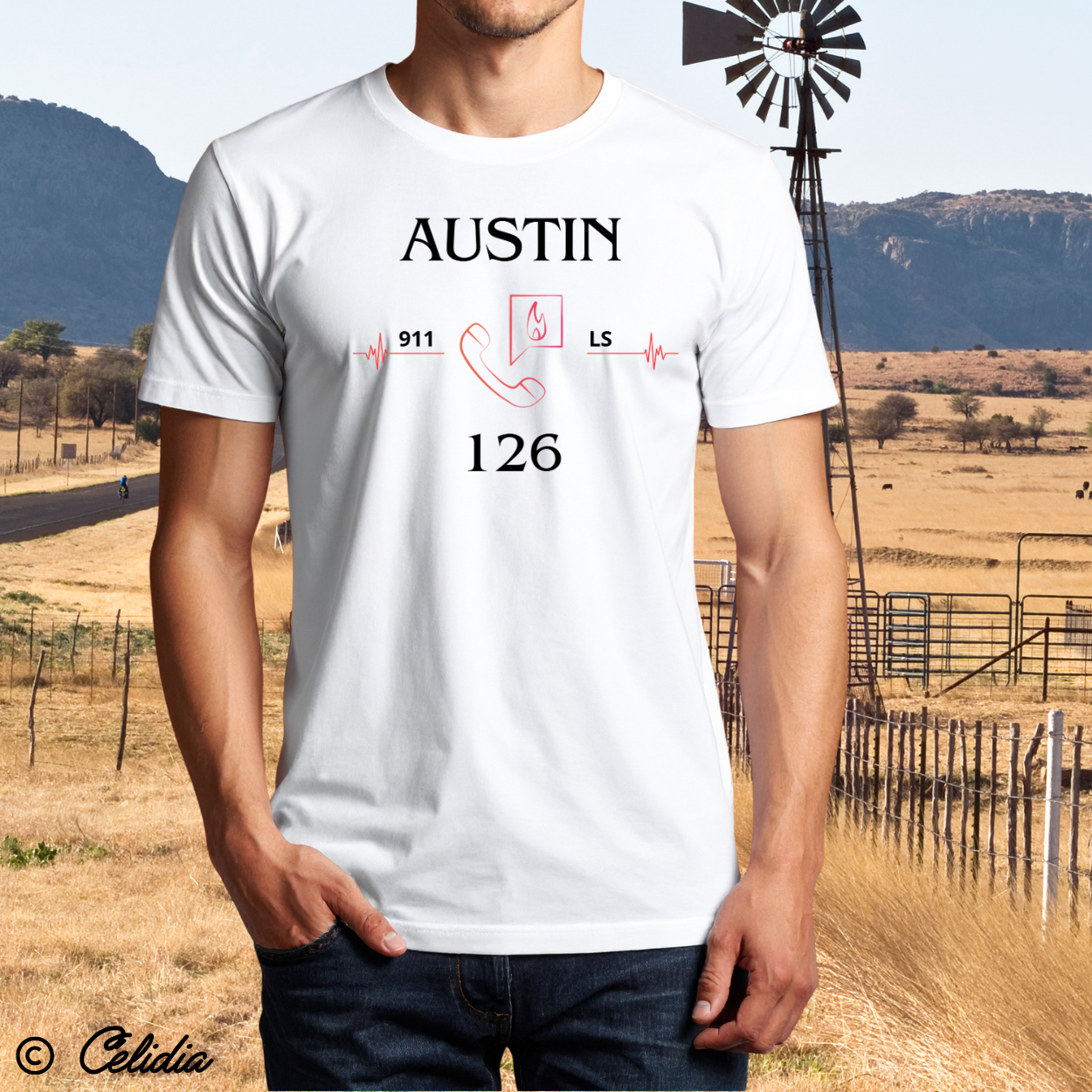 Tee shirt 911 Lone Star