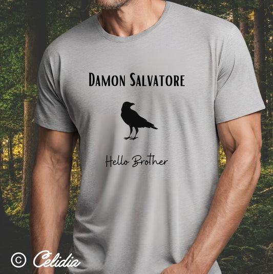 Tee Shirt The Vampire Diaries Damon Salvatore