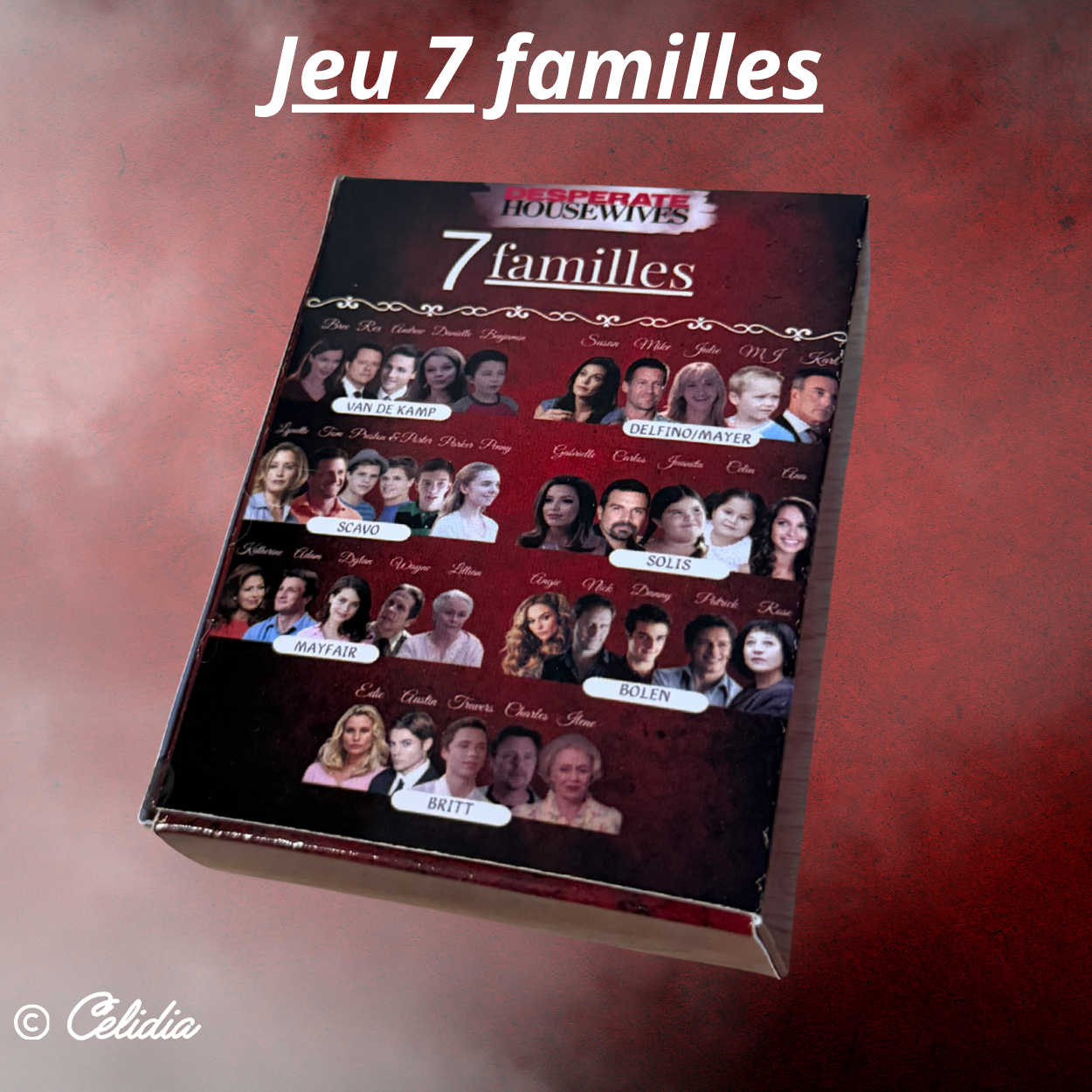 Jeu de 7 familles Desperate Housewives