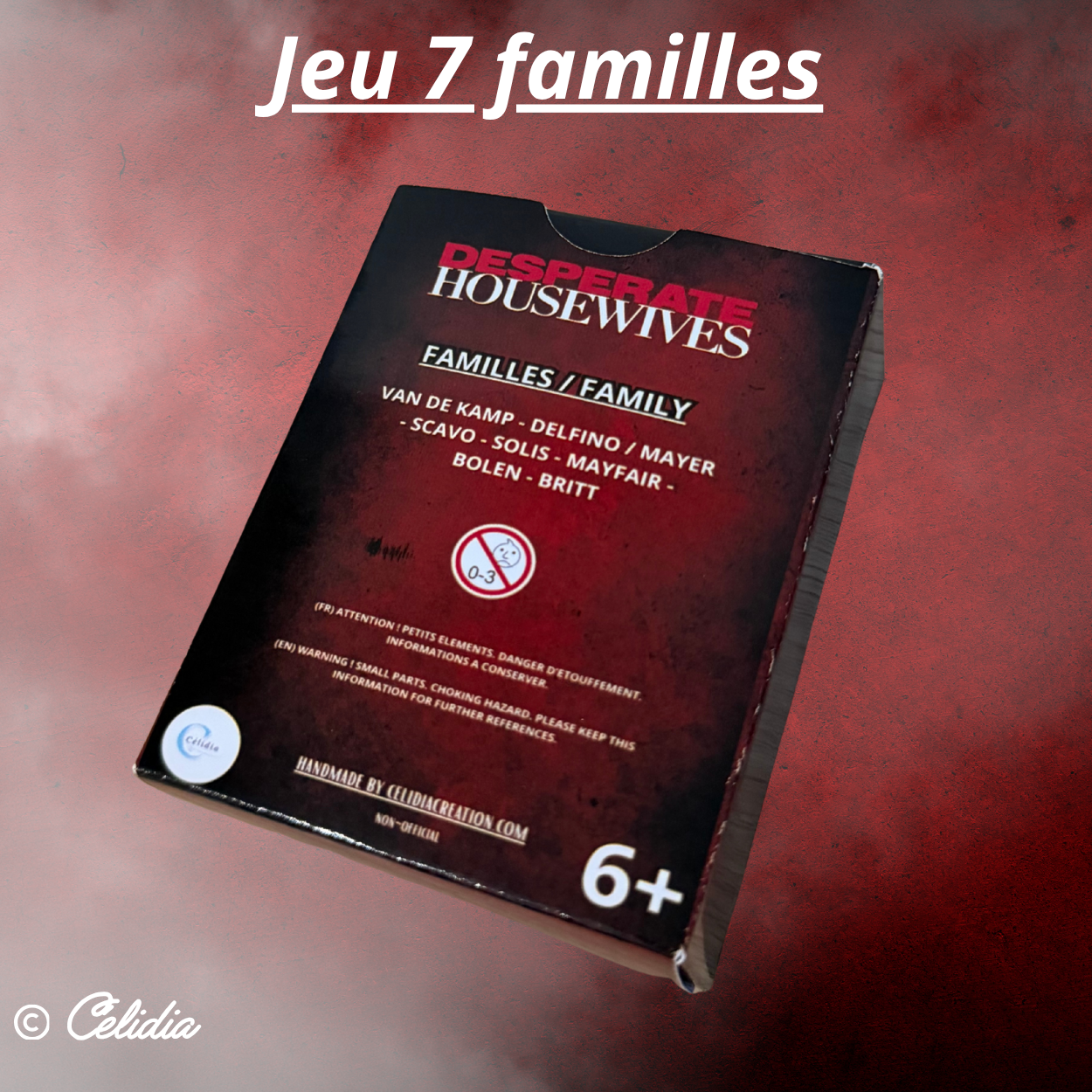 Jeu de 7 familles Desperate Housewives