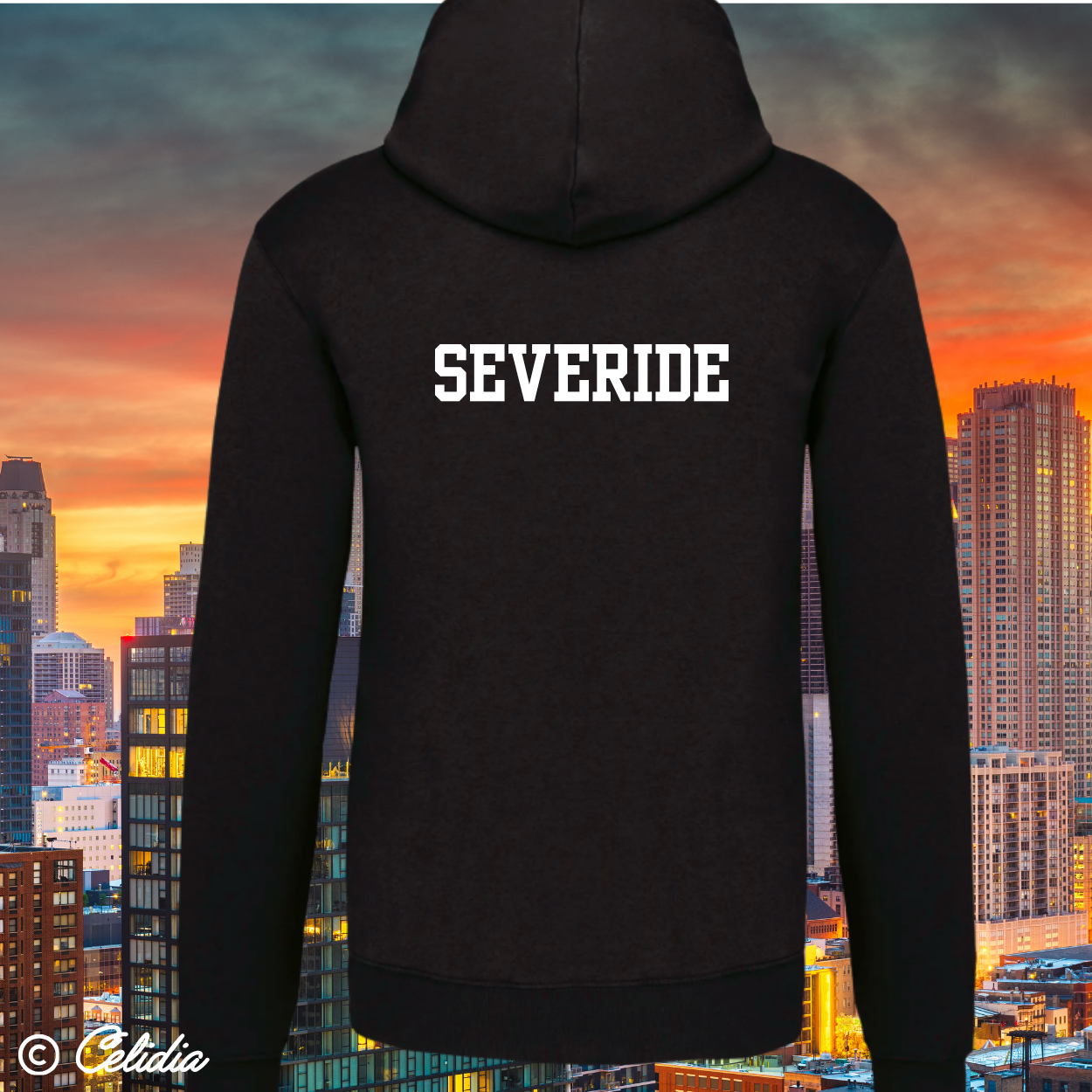 Sweat Chicago Fire (nom à l'avant et à l'arrière) -Disponible en deux coloris-