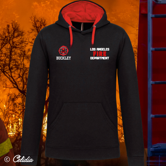 Sweat 911 (nom à l'avant et à l'arrière) -Disponible en deux coloris-